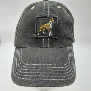 Gap Boxer Dog Hat Cap Size Small Medium Black Buckle Strap